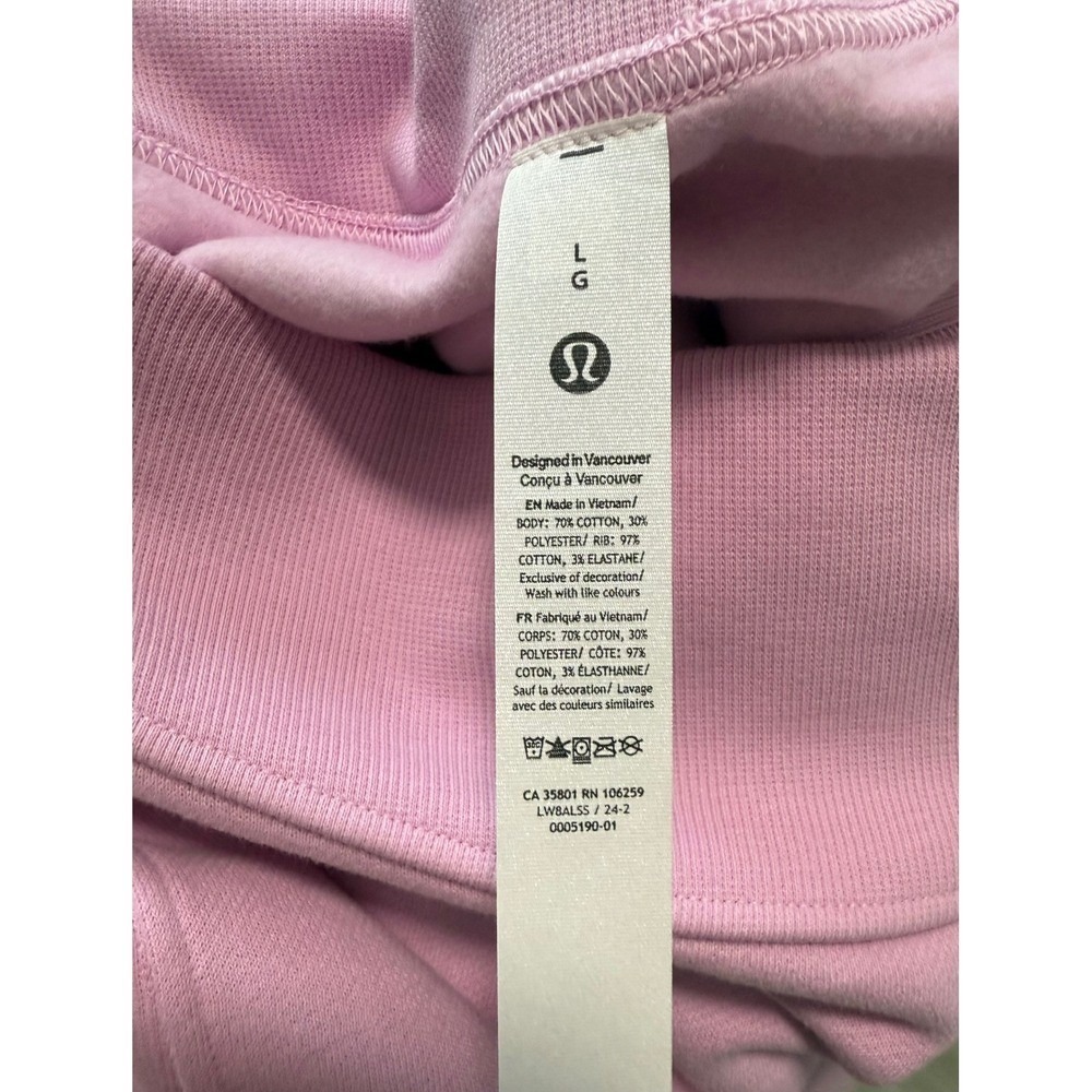 Lululemon Pink Terry Cloth Tennis Skirt Athletic Athleisure Size L - Picture 4 of 4